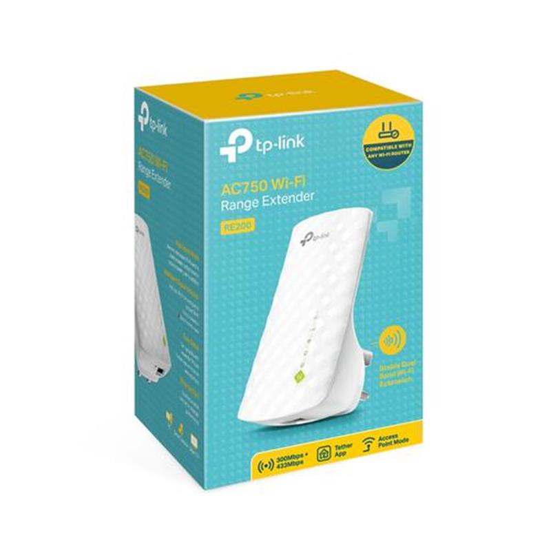 TP-LINK AC750 Netwerkrepeater Wit