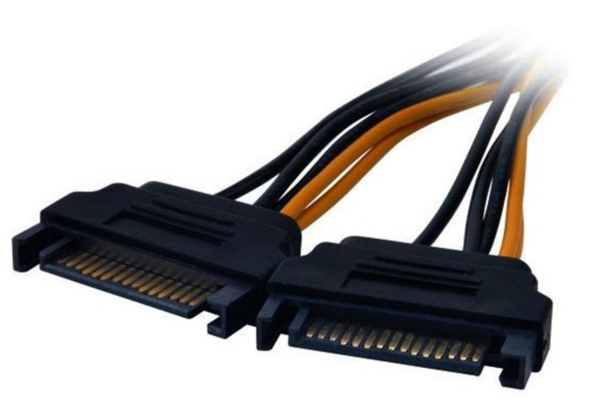 Akasa 2 * sata power to 1* pcie connector adapter *SATAM *PCIEM