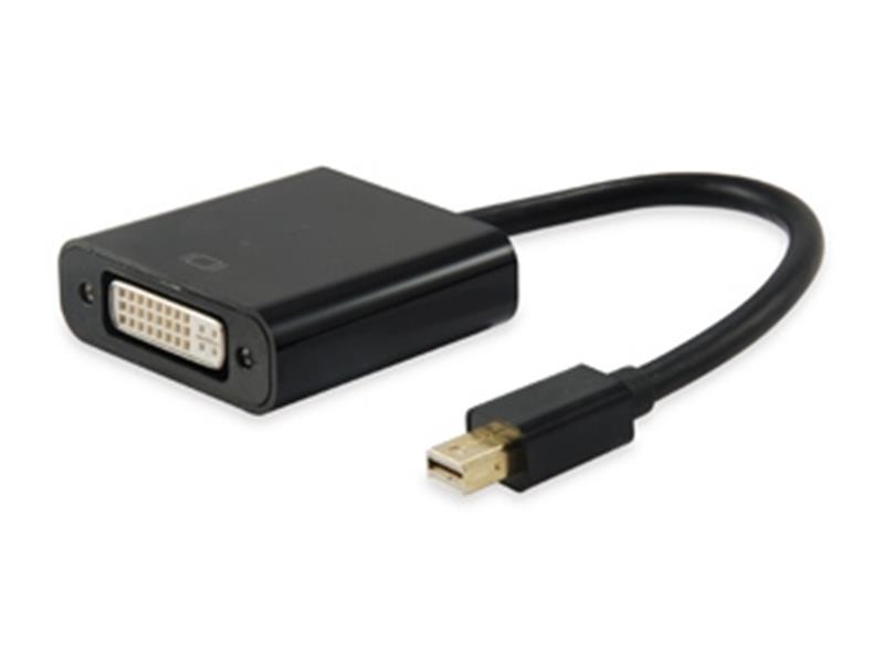 Equip 133433 video kabel adapter Mini DisplayPort DVI-I Zwart