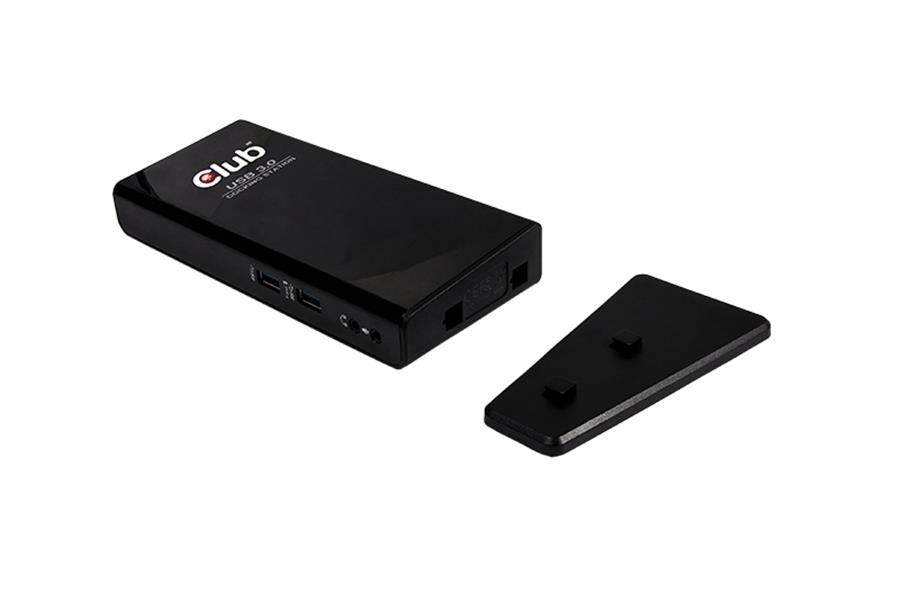 CLUB3D UNIVERSEEL USB 3.0 Type A 1x HDMI 1x DVI ,UTP aansluitingen DisplayLink™ gecertificeerd Docking Station