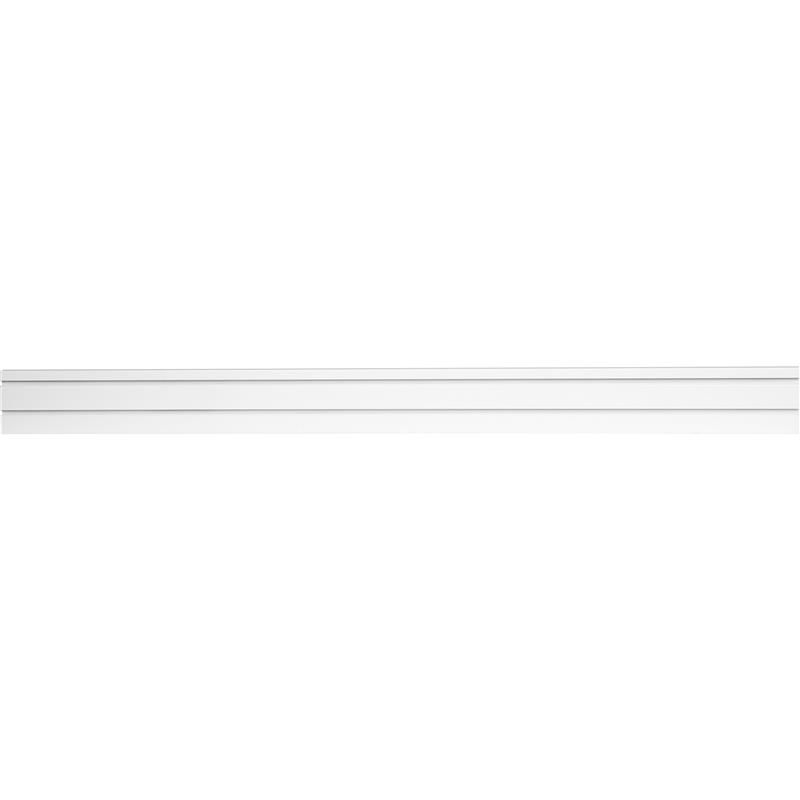 InLine Aluminum Slatwall Panel for wall mounting white 1 2m