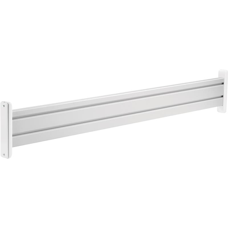 InLine Slatwall Panel Aluminium for table mounting 1m