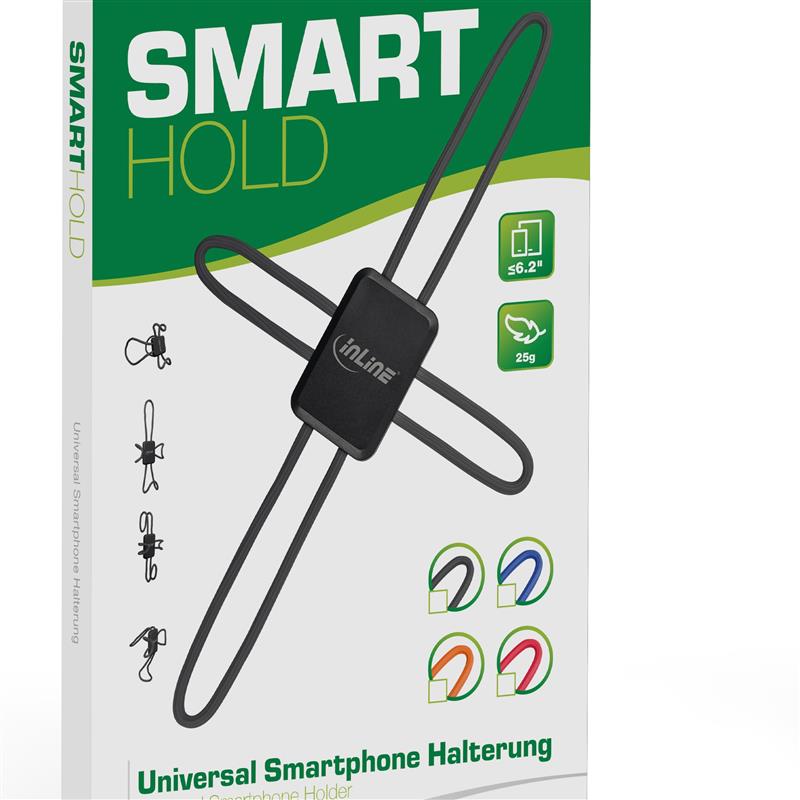 InLine Universal Smartphone Holder Smart Hold black