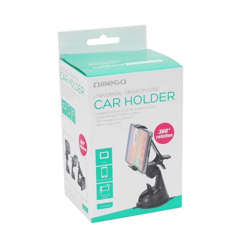 OMEGA UNIVERSAL SMARTPHONE CAR HOLDER AVOCADO BLACK 42432