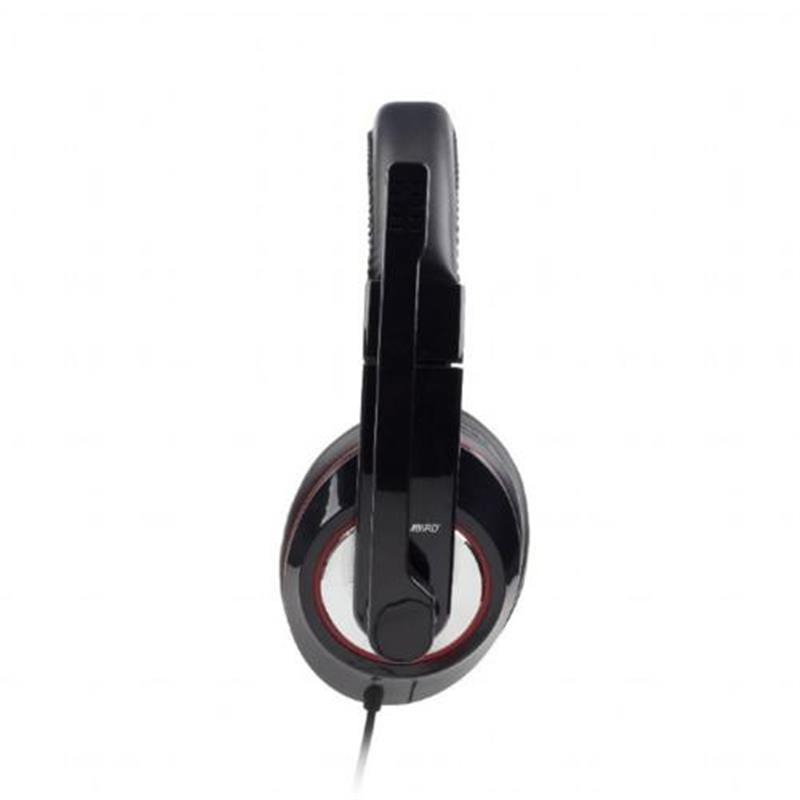Gembird stereo headset glossy zwart