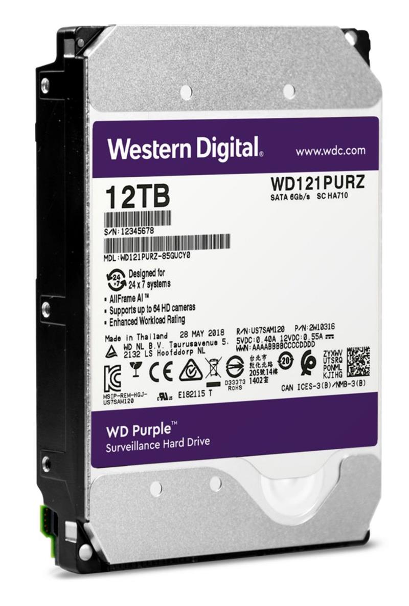 Western Digital Purple 3 5 12000 GB SATA III