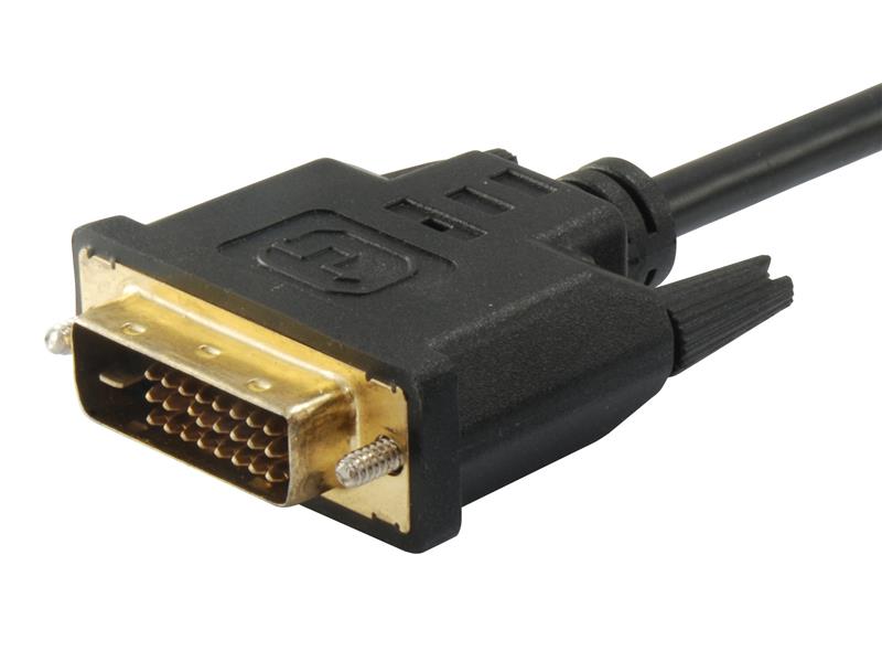 Equip 119322 video kabel adapter 2 m HDMI DVI-D Zwart