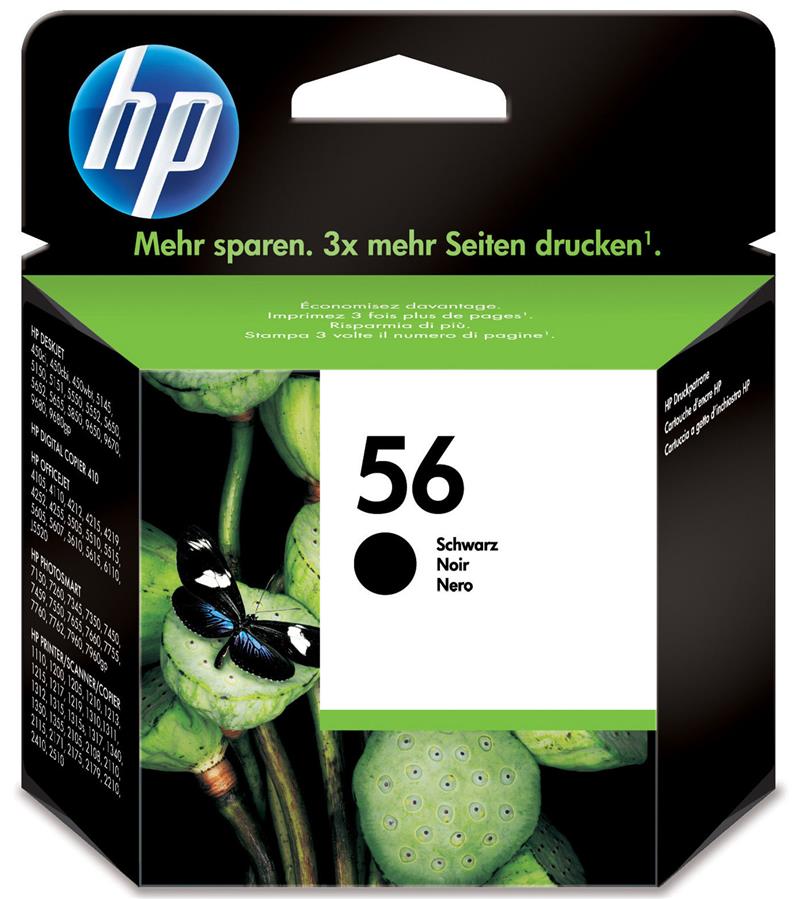 HP 56 Origineel Zwart 1 stuk(s)