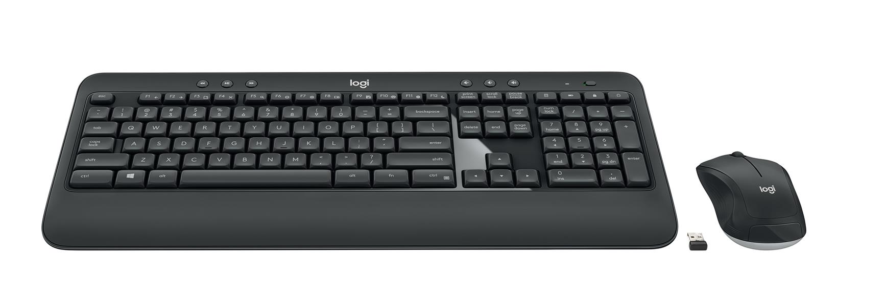 Logitech MK540 toetsenbord RF Draadloos QWERTY US International Zwart, Wit