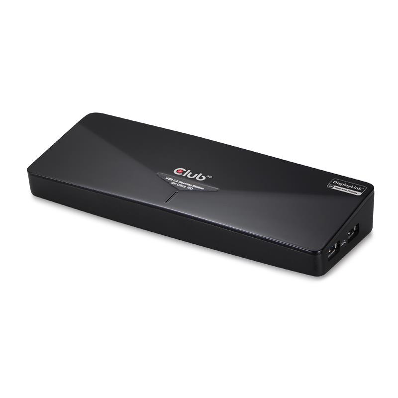 CLUB3D UNIVERSEEL USB 3.1 Gen 1 DisplayLink® gecertificeerd Docking station UHD 4K