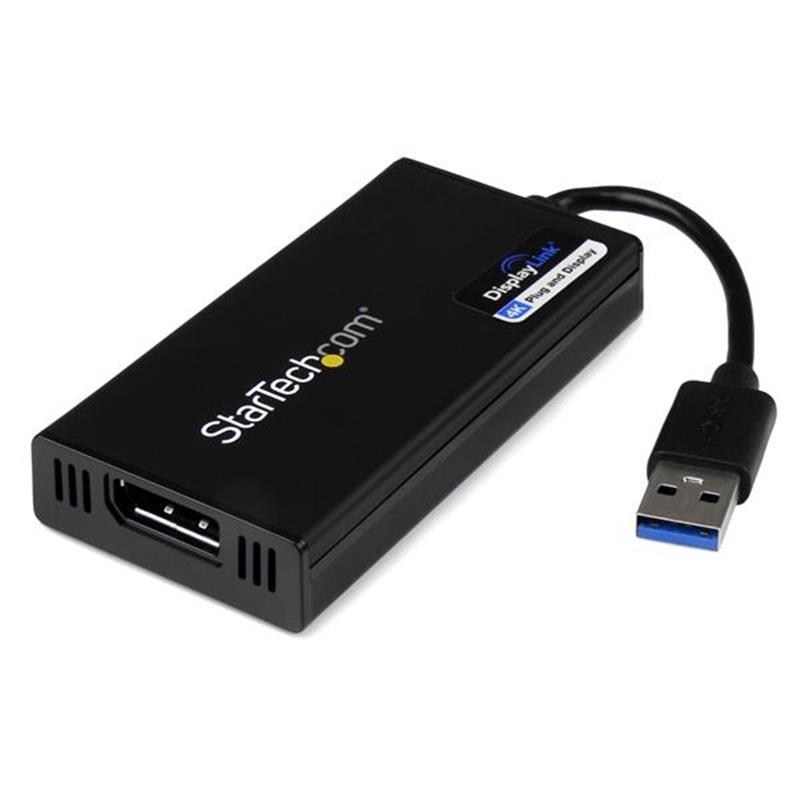 StarTech.com USB 3.0 naar 4K DisplayPort externe Multi-Monitor grafische videoadapter DisplayLink gecertificeerd Ultra HD 4K