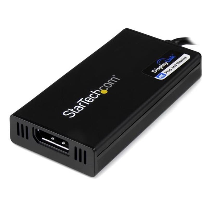 StarTech.com USB 3.0 naar 4K DisplayPort externe Multi-Monitor grafische videoadapter DisplayLink gecertificeerd Ultra HD 4K