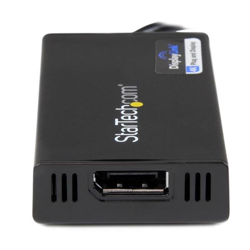 StarTech.com USB 3.0 naar 4K DisplayPort externe Multi-Monitor grafische videoadapter DisplayLink gecertificeerd Ultra HD 4K