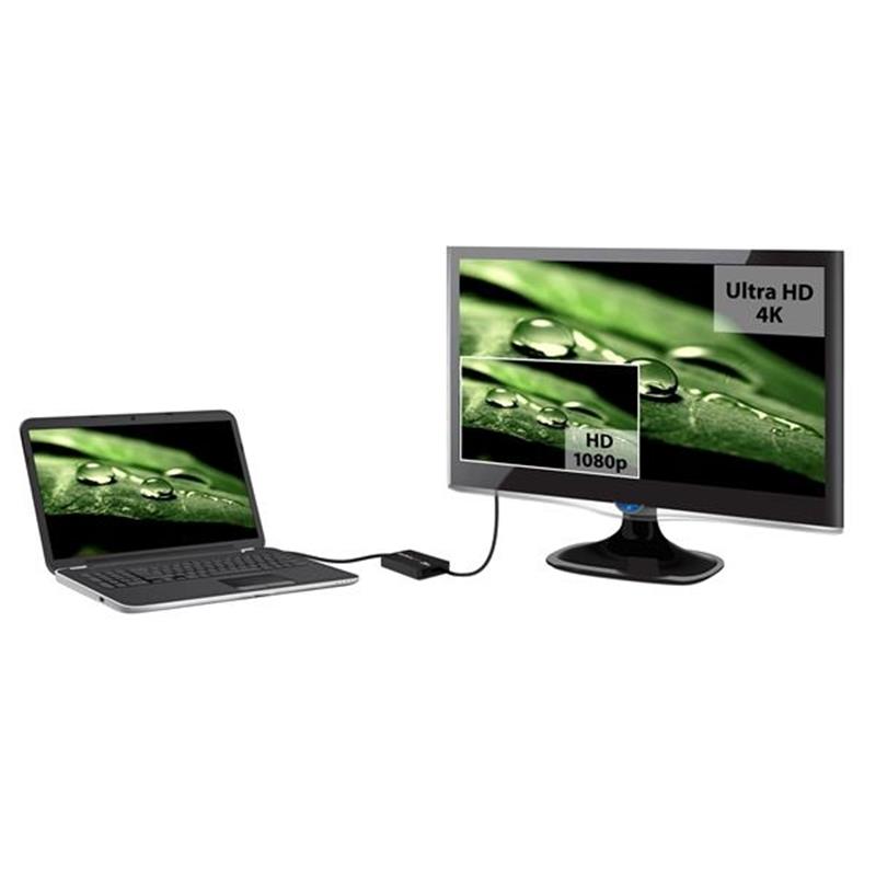 StarTech.com USB 3.0 naar 4K DisplayPort externe Multi-Monitor grafische videoadapter DisplayLink gecertificeerd Ultra HD 4K