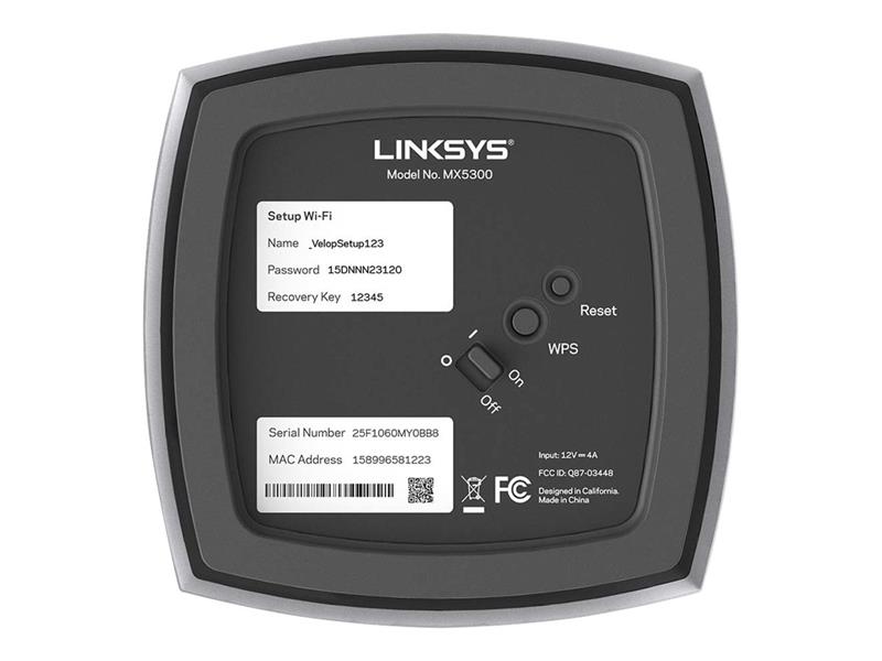 LINKSYS VELOP AX5300 Tri-Band Home Wi-Fi