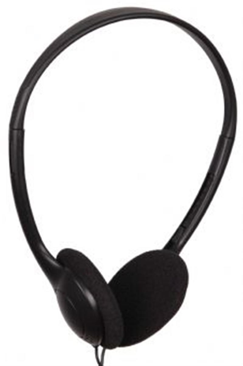 Gembird hoofdtelefoon met volumeregeling zwart