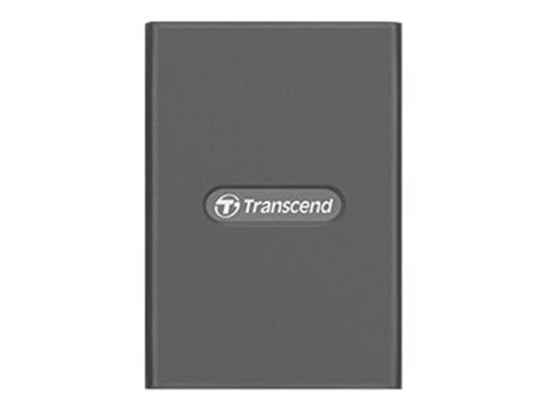 Transcend RDE2 geheugenkaartlezer Grijs