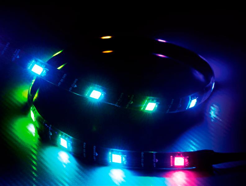 Akasa Vegas MBA Magnetic ADDRESSABLE RGB LED strip light ASUS Aura Gigabyte Fusion Cert 