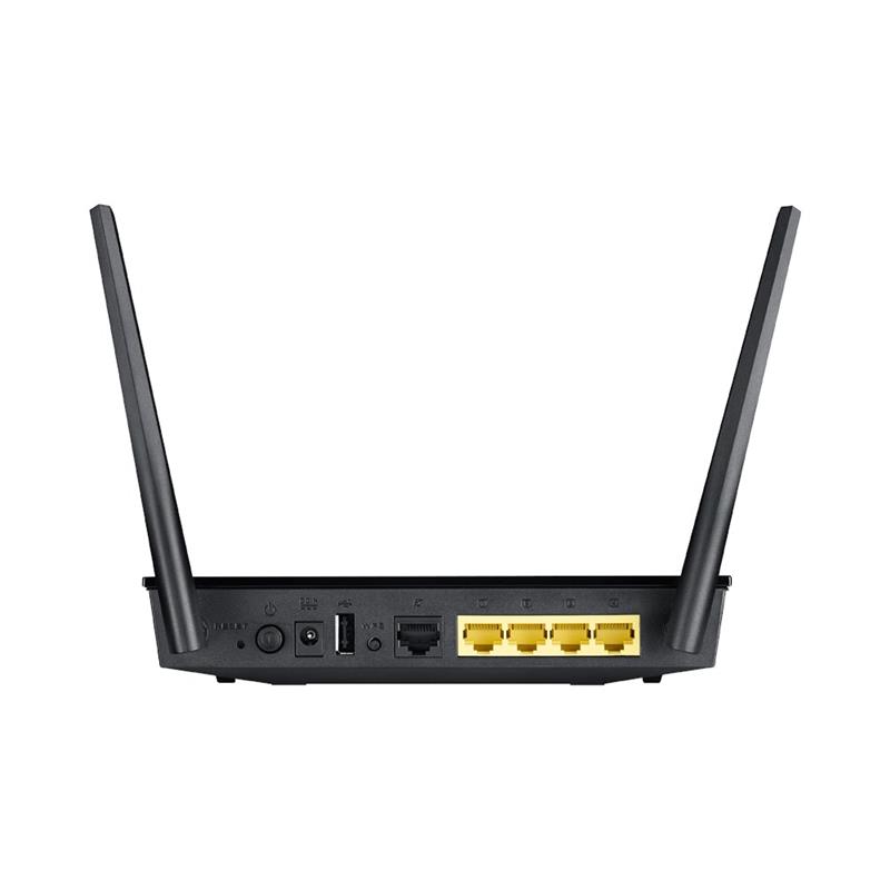 ASUS RT-AC51U draadloze router Dual-band (2.4 GHz / 5 GHz) Fast Ethernet Zwart