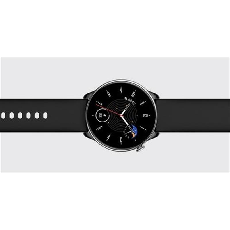 Amazfit GTR Mini 3 25 cm 1 28 AMOLED 42 mm Digitaal 416 x 416 Pixels Touchscreen Zwart Zilver GPS