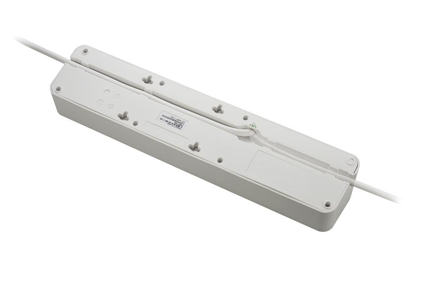 APC Stekkerdoos met overspanningsbeveiliging 5x stopcontact + Telefoon