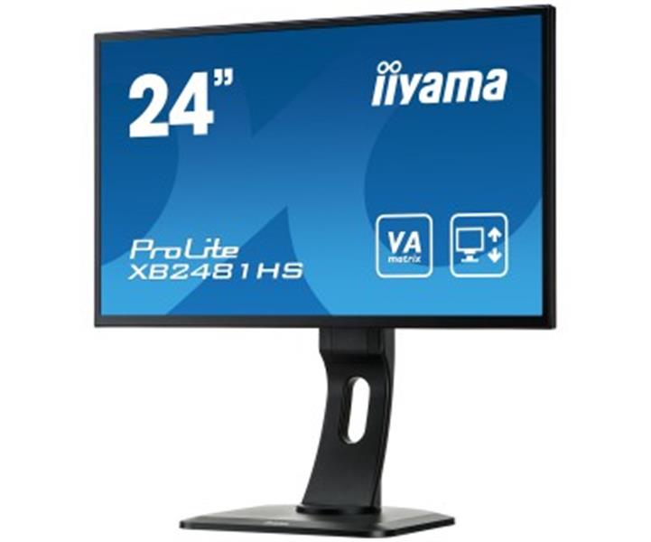 iiyama ProLite XB2481HS-B1 LED display 59,9 cm (23.6"") 1920 x 1080 Pixels Full HD Flat Mat Zwart