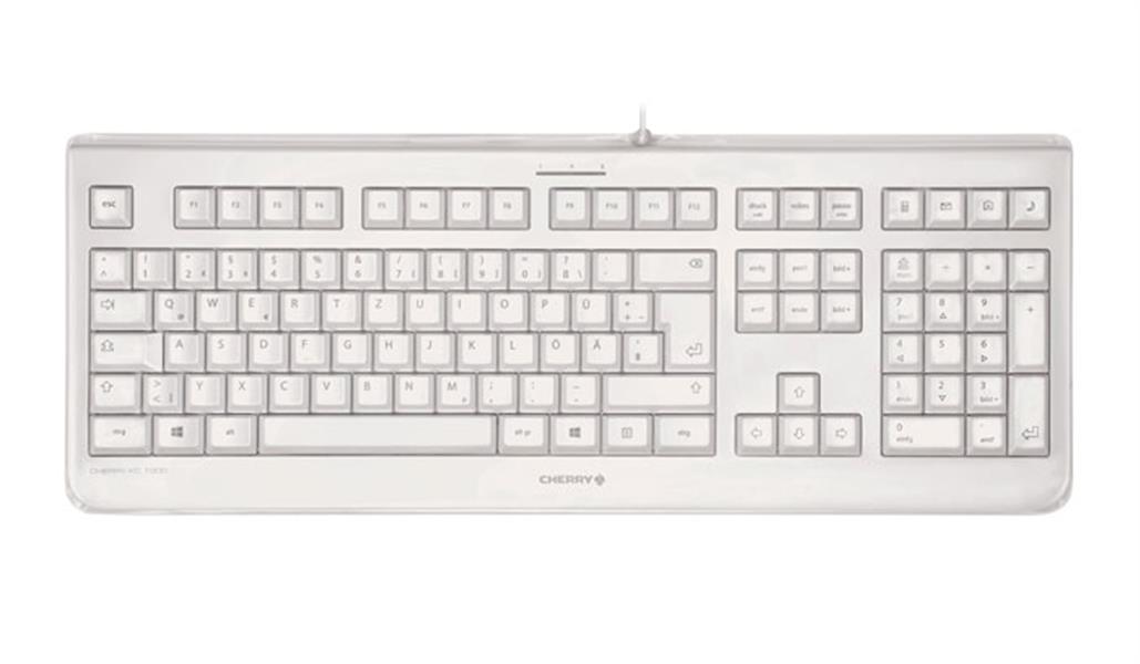 CHERRY KC 1068 toetsenbord USB QWERTY Amerikaans Engels Grijs