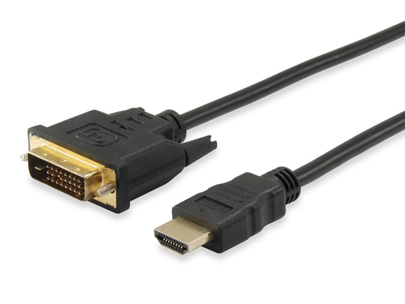 Equip 119323 video kabel adapter 3 m HDMI DVI-D Zwart