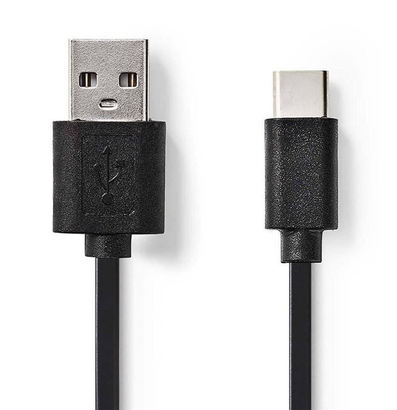 Nedis USB-kabel 3 m USB 2 0 USB A USB C Zwart
