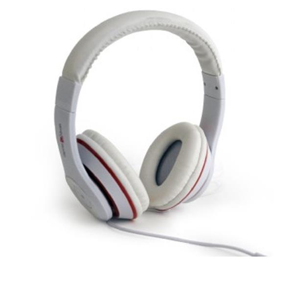 Gembird Stereo headset met microfoon -Los Angeles- wit