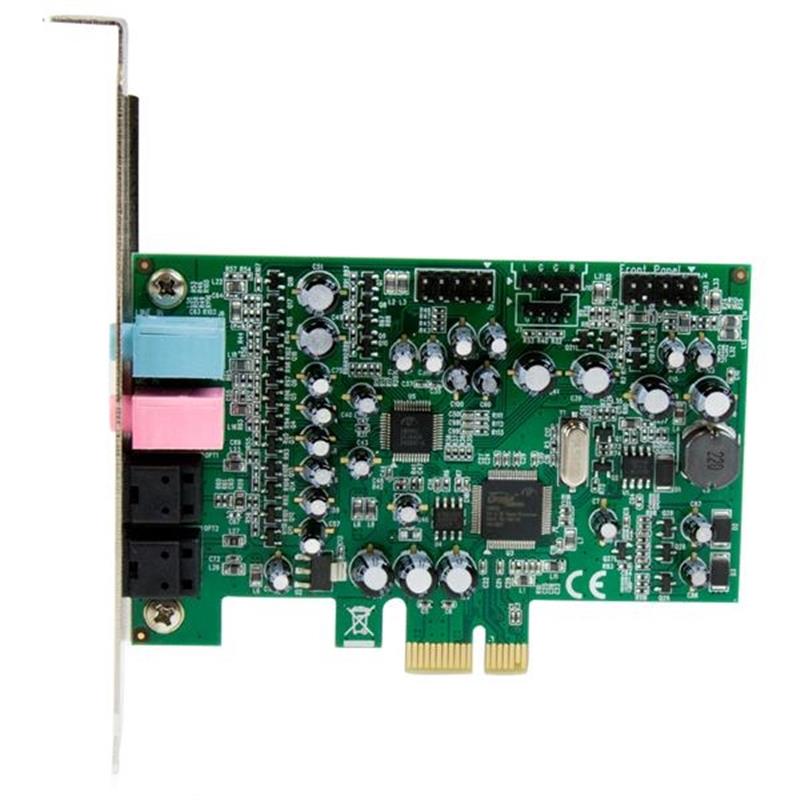 StarTech.com 7.1 PCI Express surround geluidskaart 24 bit 192 kHz