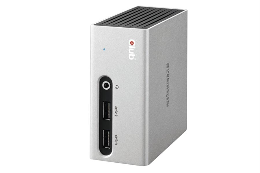 CLUB3D UNIVERSEEL Mini Displaylink gecertificeerd Docking Station USB A 3.2 Gen 1 4K30Hz 1x HDMI, 1x DVI, 4x USB Superspeed