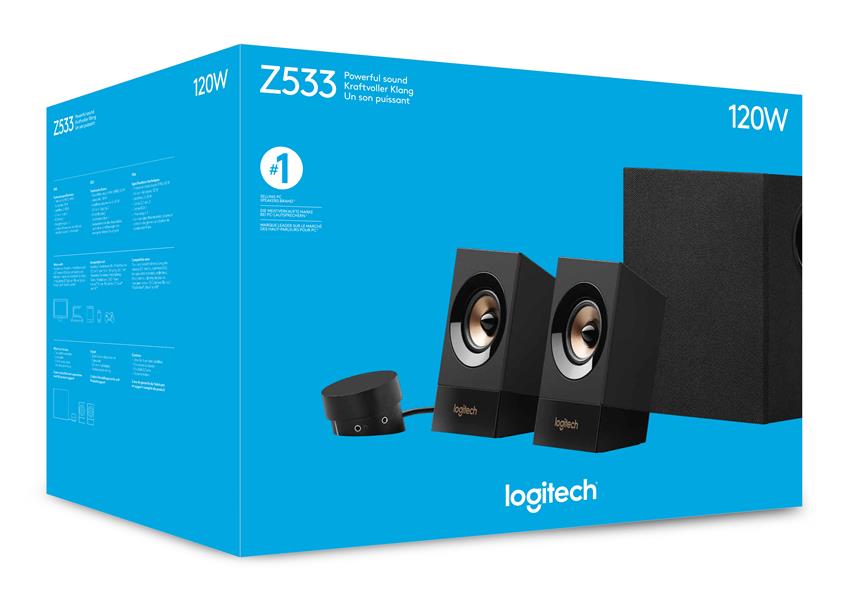 Logitech Z533 luidspreker set 2.1 kanalen 60 W Zwart