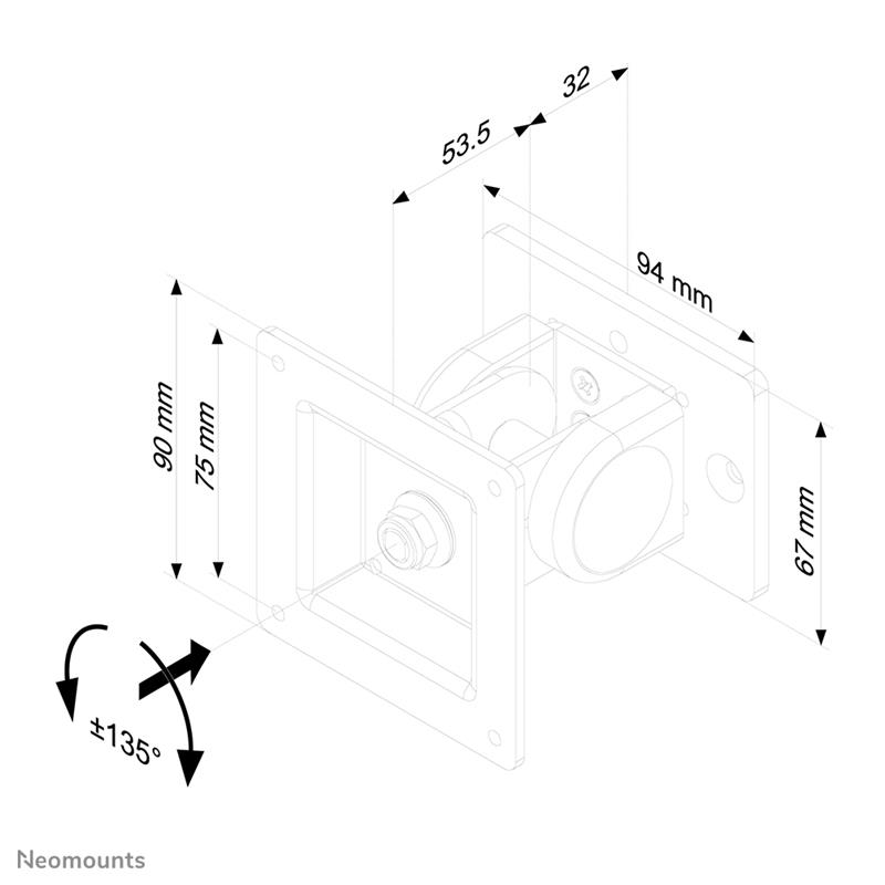 Neomounts toolbar steun