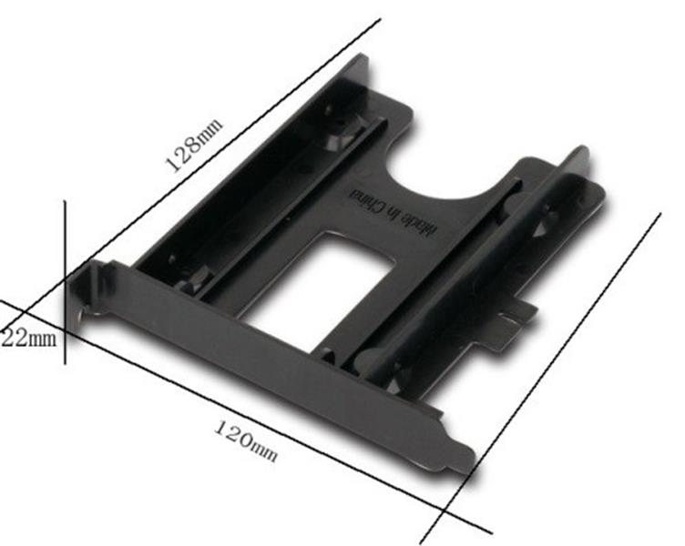 Gembird PCI-sleuf bracket voor 2 5 inch HDD SSD drives