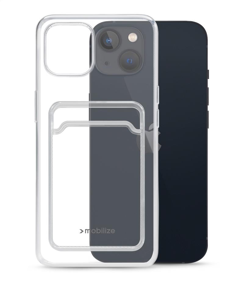 Mobilize Gelly Card Case Apple iPhone 13 Clear