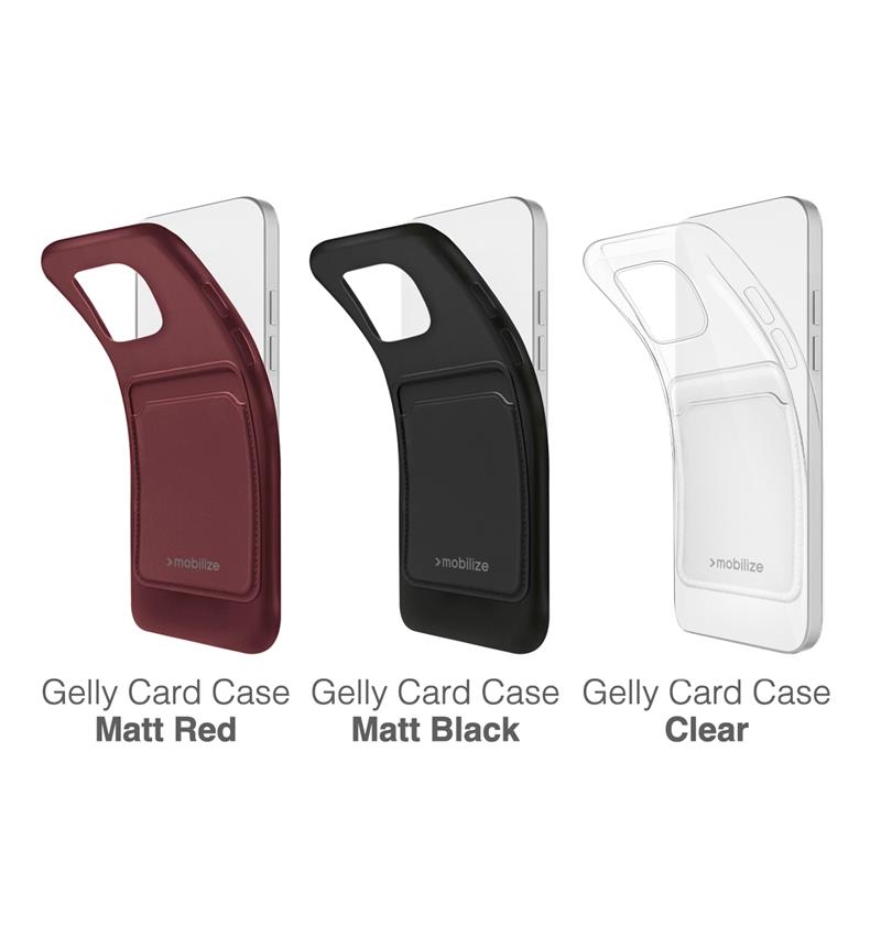 Mobilize Gelly Card Case Apple iPhone 13 Clear