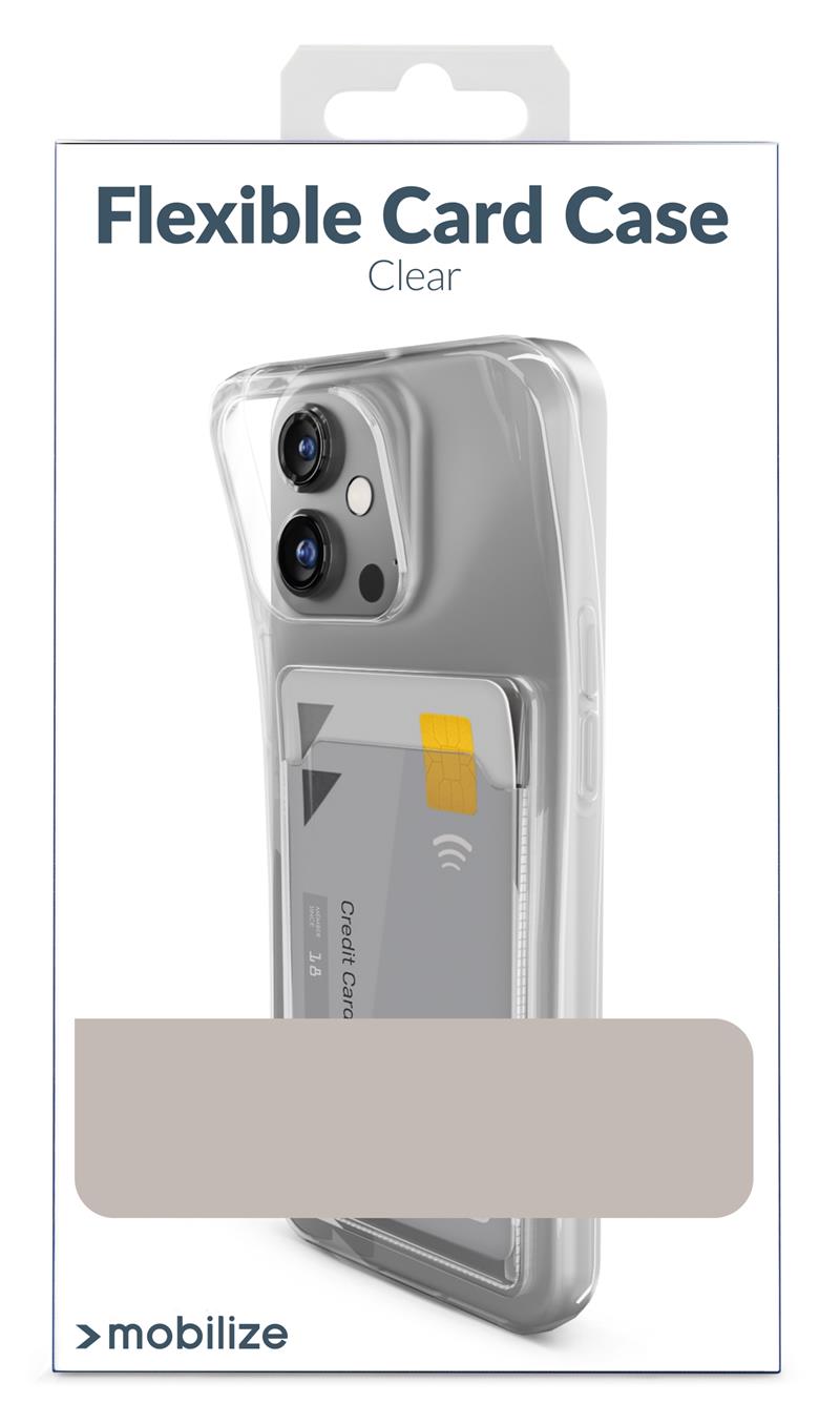 Mobilize Gelly Card Case Apple iPhone 13 Clear