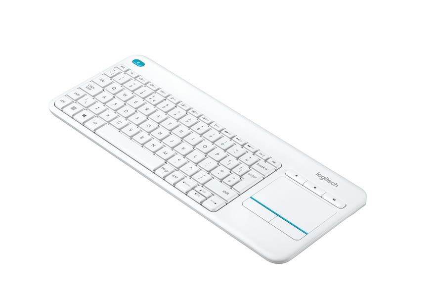 Logitech K400 Plus toetsenbord RF Draadloos QWERTY US International Wit