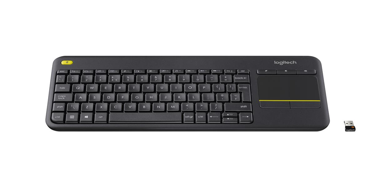 Logitech K400 Plus toetsenbord RF Draadloos AZERTY Frans Zwart