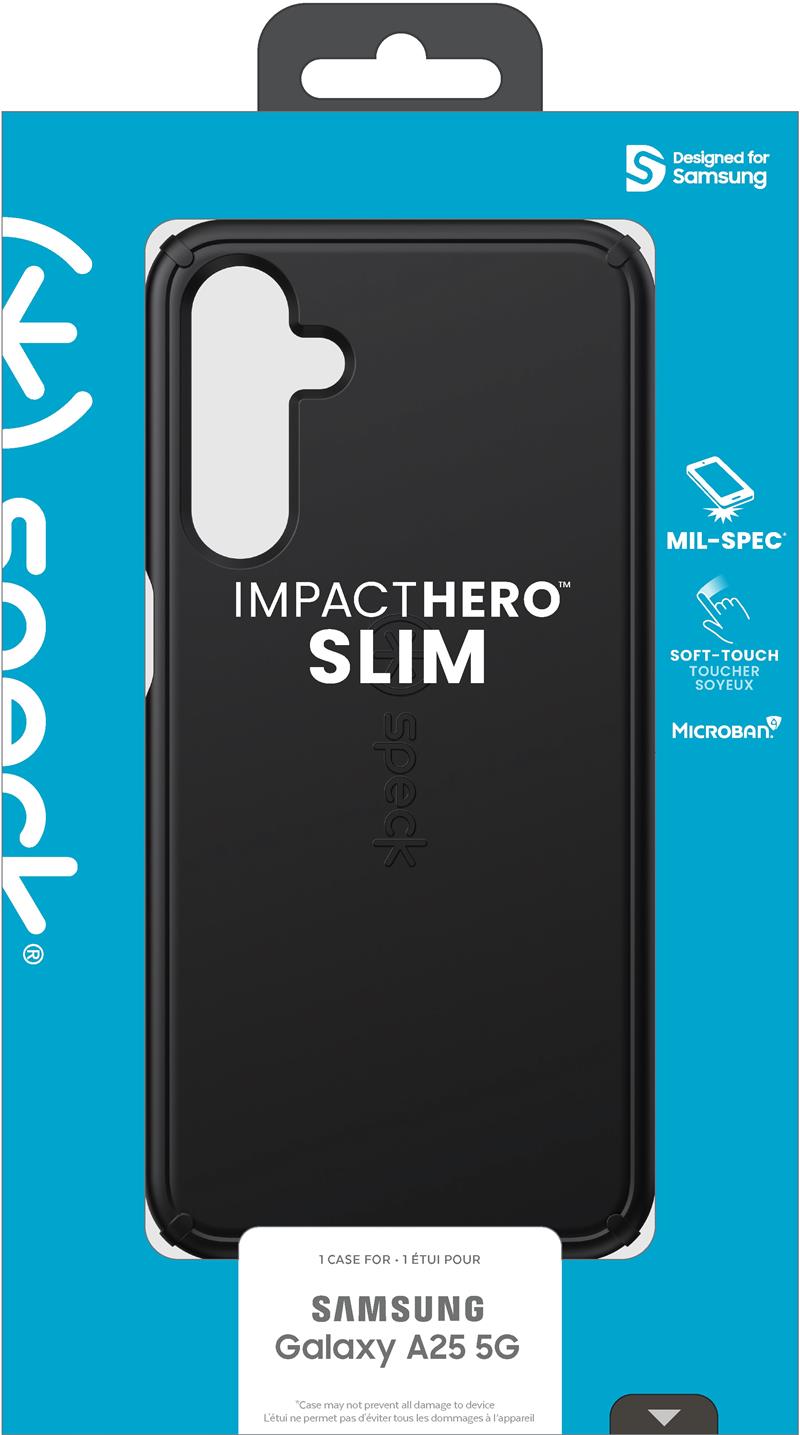 Speck Impact Hero Slim Samsung Galaxy A25 5G Black