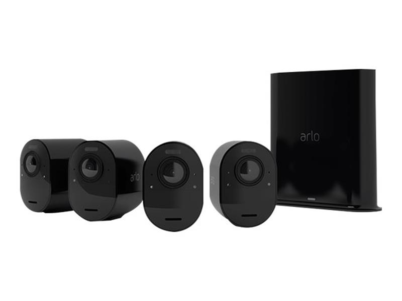 ARLO GEN5 WIRE-FREE 4-CAM KIT BLK 3-M