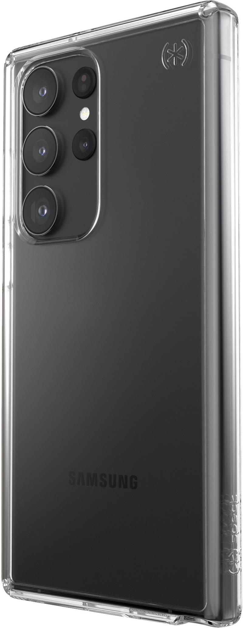 Speck Presidio Perfect Clear Samsung Galaxy S23 Ultra - with Microban