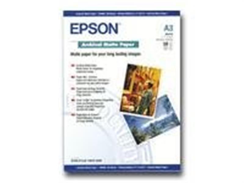 Epson Archival Matte Paper, DIN A3, 189g/m², 50 Vel