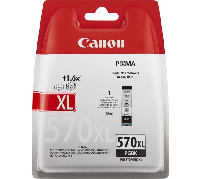 Canon PGI-570PGBK XL Origineel Zwart 1 stuk(s)