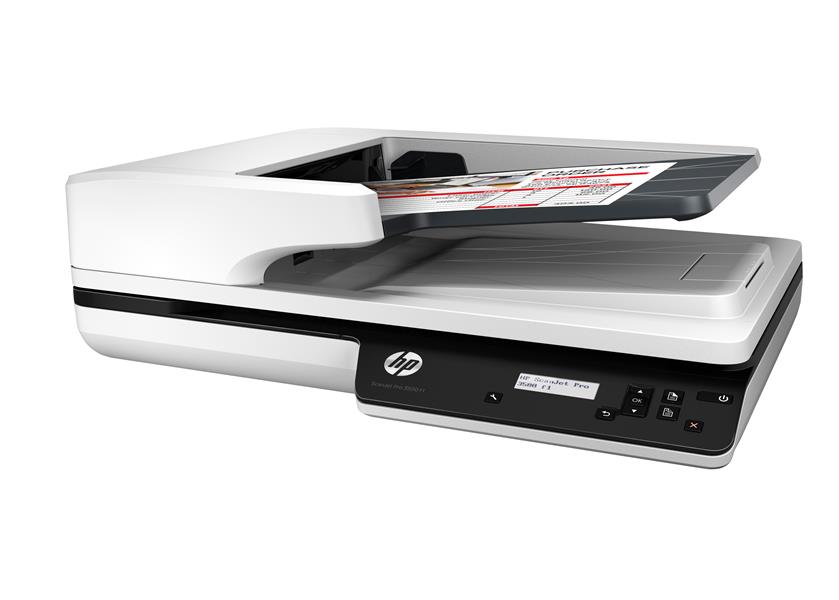 HP Scanjet Pro 3500 f1 1200 x 1200 DPI Flatbed-/ADF-scanner Grijs A4