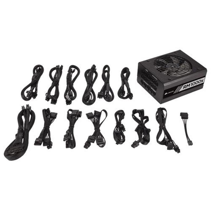 Corsair RM1000x power supply unit 1000 W 24-pin ATX ATX Zwart
