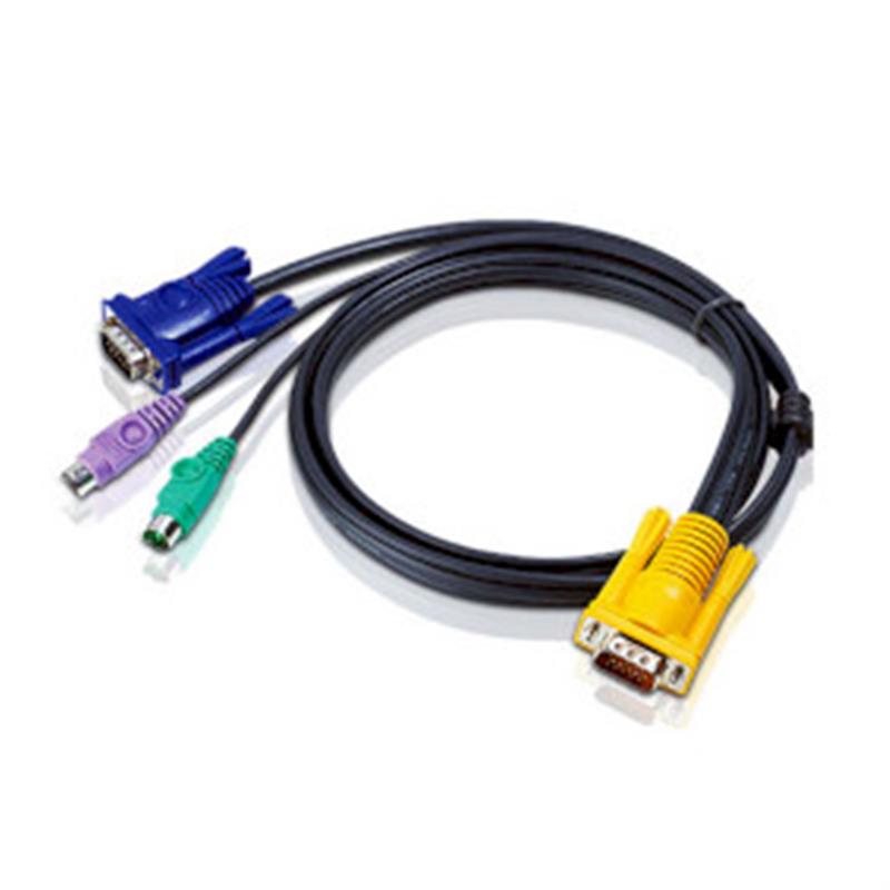 Aten 1.8M PS/2 KVM Kabel met 3 in 1 SPHD