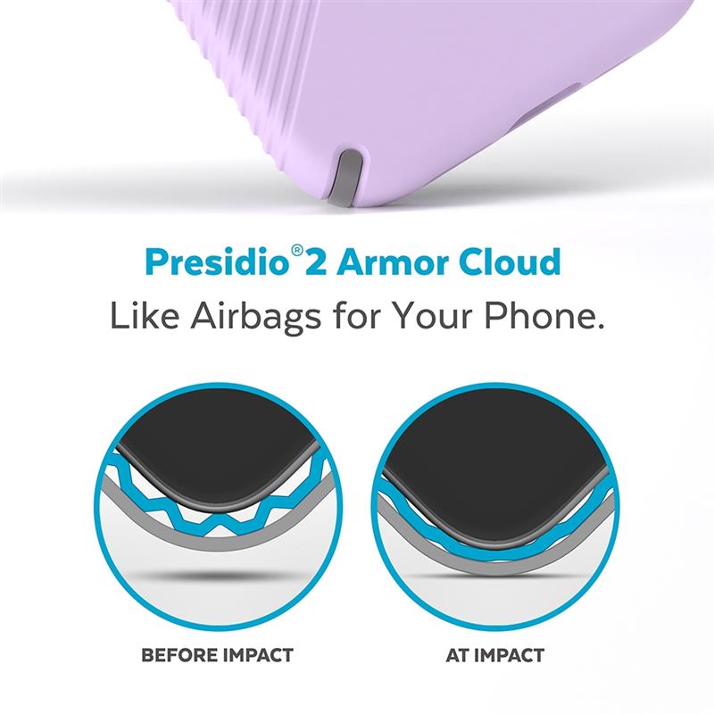 Speck Presidio2 Grip Apple iPhone 14 Pro Max Spring Purple - with Microban