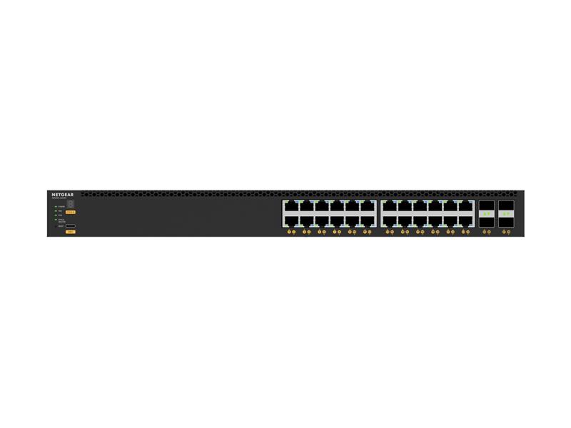 NETGEAR M4350-24X4V Managed L3 10G Ethernet (100/1000/10000) Power over Ethernet (PoE) 1U Zwart